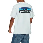 Patagonia M's P-6 Logo Responsibili-Tee White