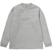 Carhartt WIP T-shirt 'Chase' ljusgrå