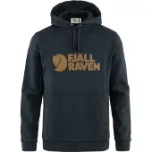 Fjällräven - Sweatshirts - Fjällräven Logo Hoodie M Dark Navy för UnisexBomull - Storlek M - Marinblå