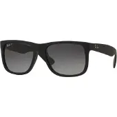 Ray-Ban Justin Classic solglasögon 0RB4165 622/T3 Svart/Svart