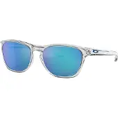 Oakley - Solglasögon - Manorburn Polished Clear Prizm Sapphire för Unisex - Vit