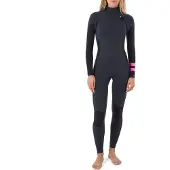 Hurley Plus 5/3 Mm Wfs0012504 Våtdräkt I Neopren För Dam Med Långa ärmar Och Dragkedja I Bröstet