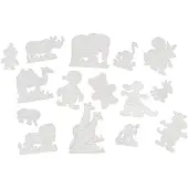 Hama midi pärlplattor 15 stift - Zoo