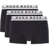 BOSS Boxershorts svart / vit