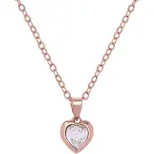 Ted Baker Halsband 'HANNELA: CRYSTAL HEART PENDANT' guld / rosé