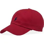 Ralph Lauren unisex. 710548524002 Chino cap i röd bomull (OSFA), Casual