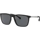 Giorgio Armani Solglasögon EA4150 506387 Gummi Svart Grå