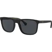 Giorgio Armani Solglasögon EA4129 504287 Matt Svart Grå Gradient
