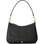 Lauren Accesorios för kvinnor. 431883768008 Danni medium crossbody-väska i läder, svart (OSFA), Casual, Hud