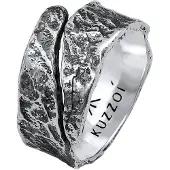 KUZZOI Ring svart / silver