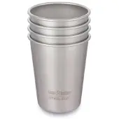 Klean Kanteen Cup 1000429 Brushed Stainless cups 295 mL, 4 pieces