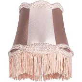 QAZQA Tygklämma skärm rosa 12 cm - Granny
