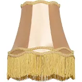 QAZQA Tyglampskärm guld 30 cm - Granny