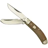 Rough Ryder Brown Burlap Sowbelly RR2332, pocket knife
