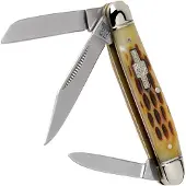 Rough Ryder Small Stockman Amber Bone RR194 slipjoint pocket knife