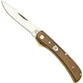 Rough Ryder Brown Burlap Small Work Knife RR2333, pocket knife