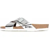 Bayton Pantolette 'Era' svart / silver