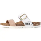 Bayton Pantolette 'Valence' nude / brun / vit
