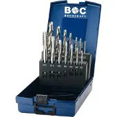 Bohrcraft Gängtappssats 2.5-10.2 Mm 14 Bitar