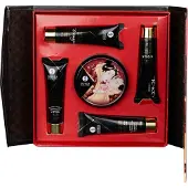 Shunga Geisha Sparkling Strawberry Wine Intim Massageset - Blandade färger - Blandade färger