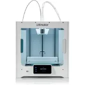 Ultimaker S3 3D-skrivare uppvärmd byggplatta, Dual-Dys-system (dual extruder)