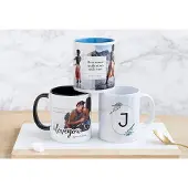 Smartphoto Mugg med färg Svart