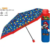 Perletti Super Mario Bros manuellt hopfällbart paraply 50cm
