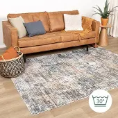 FRAAI Tvättbar matta | Nova Abstract flerfärgad hos Volero | 280x380 cm | Polyester | | Rektangulär | Låg lugg