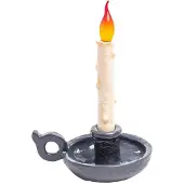 Seletti Bordslampa , Grimm Bugia, dimbara, Grå, Vardagsrum, Plast, Design