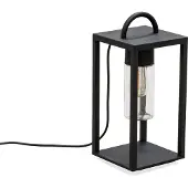 Konstsmide Bologna terrasslampa i lanterninform, E27, Svart, Metall, Modern