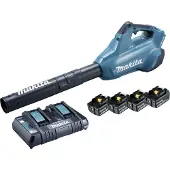 Makita Batteridriven lövblås DUB362PT4; 2x18 V; 4x5,0 Ah batt.