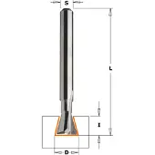 Cmt Grad- / sinkfräs ; S=6 mm; D=9,3 mm