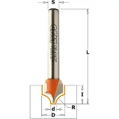 Cmt Profilfräs ; S=1/4''; D=10 mm
