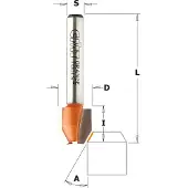 Cmt Fasfräs ; S=1/4''; D=12 mm