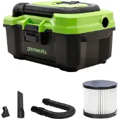 Greenworks Våt-/ torrdammsugare G24WDV; 24 V (utan batteri och laddare)