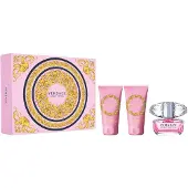 Versace Bright Crystal Set eau de toilette 50 ml, Bright Crystal kroppslotion 50 ml och duschgel 50 ml Bright Crystal GRATIS - för kvinnor