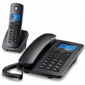 Motorola DECT + Corded Phone DECT-telefon Svart