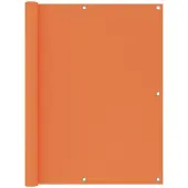 vidaXL Balkongskärm orange 120x500 cm oxfordtyg