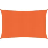 vidaXL Solsegel 160 g/m² orange 2,5x4,5 m HDPE