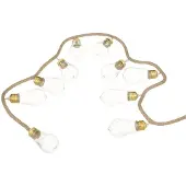 Atmosphera dekorationsgirlang med 10 LED-lampor 165 cm