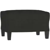 vidaXL Fotpall svart 60x50x41 cm tyg