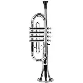 Reig Musicales Metalliserad Trumpet 8 Ventiler 42 Cm