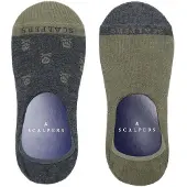 Scalpers Ankelsockor mörkgrå / khaki
