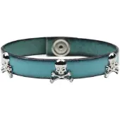 Scalpers Armband blå / silver