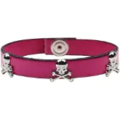 Scalpers Armband rosa / silver