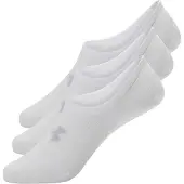 Under Armour Women's UA Breathe Lite Ultra Low Socks 3-Pack White/Mod Gray M Träningsstrumpor