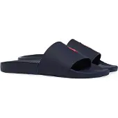 Ralph Lauren för män. 809852071002 Flip-flops Polo Slide marinblå (46), Karta, Ingen, Casual, Strandkläder, Marino