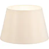 Duolla Lampskärm Cone höjd 18 cm, chintz ecru/vit , Creme / bärnsten, Textil / tyger / siden