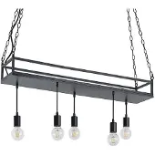 LINDBY Taklampa , Kirista, dimbara, Svart, Kök, Metall, Vintage / retro