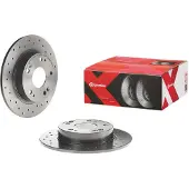 Brembo Bromsskiva 08A1471X bak, perforerad, perforerad, full, 1 Stycke